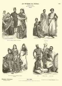Indiánské kostýmy, konec 19. století od German School