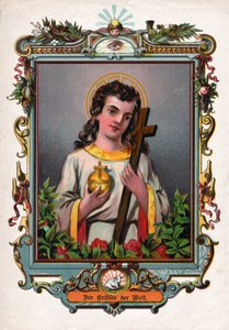 Ježíš Kristus. (rytina, cca 1900) od German School