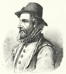 Johann Fischart , německý spisovatel a satirik (rytina) od German School