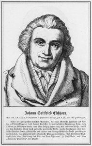 Johann Gottfried Eichhorn (rytina) od German School