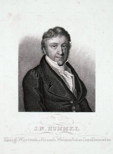 Johann Nepomuk Hummel (1778-1837) (rytina) od German School