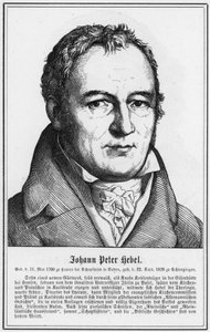 Johann Peter Hebel (rytina) od German School