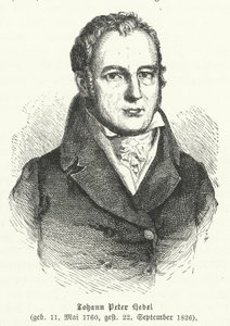 Johann Peter Hebel , německý básník od German School