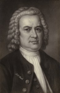 Johann Sebastian Bach , německý skladatel, varhaník, cembalista, violista a houslista období baroka (1685-1750) od German School