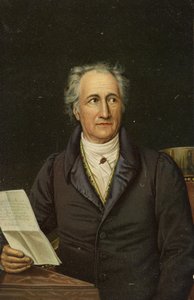 Johann Wolfgang von Goethe (1749-1832), německý básník, prozaik a dramatik (chromolit) od German School