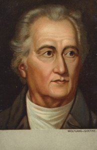 Johann Wolfgang von Goethe (1749-1832), německý básník, prozaik a dramatik (chromolit) od German School