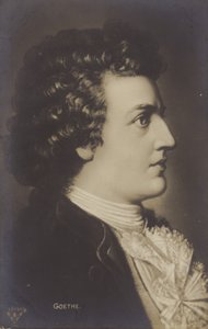 Johann Wolfgang von Goethe (1749-1832), německý básník, prozaik a dramatik (litografie) od German School