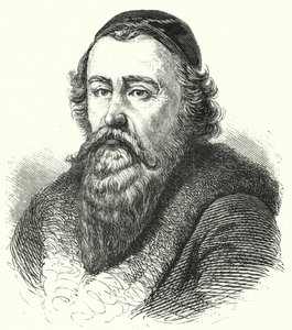 Jan Amos Komenský, moravský filozof a teolog (rytina) od German School