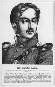 Karl Theodor Korner (rytina) od German School