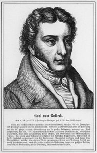 Karl von Rotteck (rytina) od German School