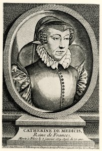 Catherine Day Medici od German School