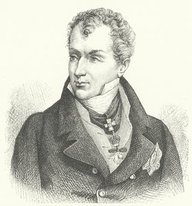 Klemens von Metternich, princ z Metternich-Winneburg, německý diplomat a státník (rytina) od German School