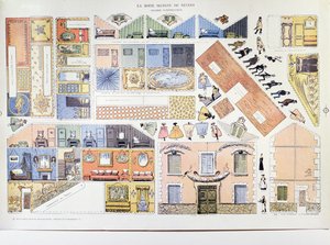La Boite Secrete de Nevers, dotisk vyrobený Edition Genoveva v Berlíně z původního tisku z roku 1904, 1974 od German School