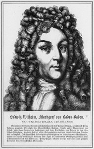 Ludwig Wilhelm, markrabě Baden-Baden (rytina) od German School
