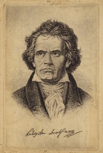 Ludwig van Beethoven , německý skladatel a pianista (1770-1827) od German School