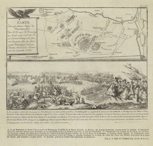 Mapa a ilustrace bitvy u Rymniku