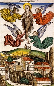 Maria Magdelena z Liber Chronicarum od Hartmanna Schedela, 1493 od German School