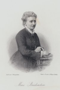 Marie Breidenstein , německý pianista, zpěvák a učitel zpěvu (rytina) od German School