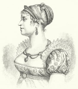 Marie Louise, vévodkyně z Parmy, druhá manželka Napoleona I. (rytina) od German School