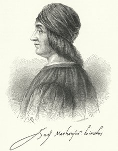 Matteo Maria Boiardo, italský renesanční básník (rytina) od German School