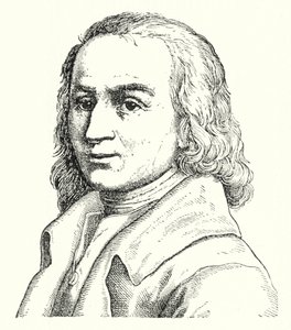 Matthias Claudius , německý básník a novinář (rytina) od German School