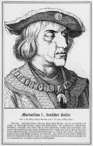 Maximilian I, Deutscher Kaiser (rytina) od German School