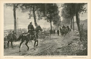 Setkání Bismarcka a Napoleona III po bitvě u Sedanu, francouzsko-pruská válka, 2. září 1870