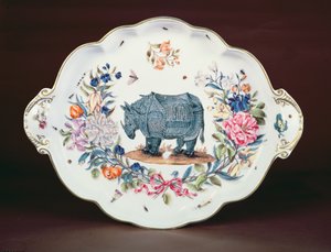 Míšeňský stojan pro středobod ze služby Northumberland, c.1745 (porcelán)