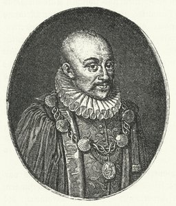 Michel de Montaigne, francouzský filozof (rytina) od German School