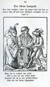 Ministr, blázen a ďábel z Das Kloster sv. 10, 1845-1849 od German School