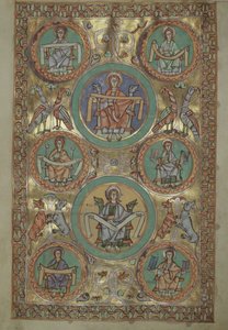 paní Czartová. 1207 IV, fol.11v Život Kristův podle sv. Matouše, z Evangeliarium katedrály v Plocku, kolem 1075 od German School