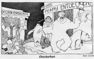 Severní pól: Cook a Robert Edwin Peary - Jugend od German School