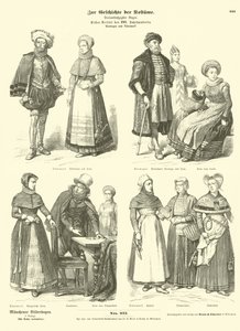 Norské a dánské kostýmy, začátek 17. století od German School