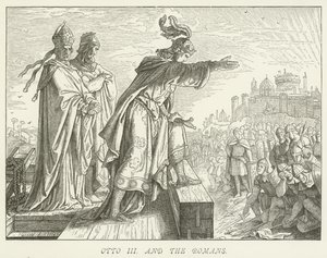 Otto III a Římané od German School