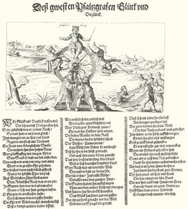 Brožura zesměšňující zimního krále Fridricha I. Českého, 1621 od German School