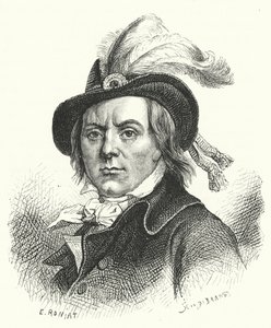 Paul Barras, francouzský politik revoluce (rytina) od German School