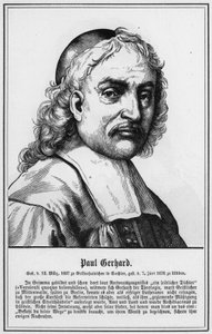 Paul Gerhard (rytina) od German School