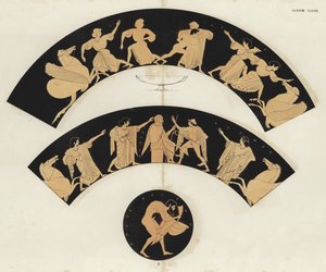 Peleus a Thetis od German School