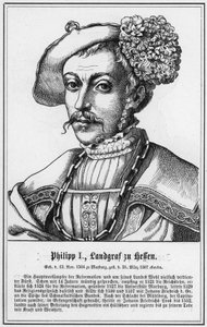 Philip I, Landgrave of Hesse (rytina) od German School