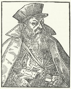 Philipp Nicodemus Frischlin, německý dramatik (rytina) od German School