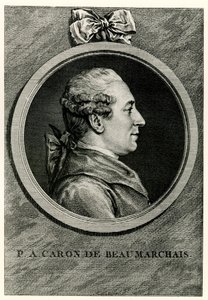 Pierre-Augustin Caron de Beaumarchais od German School