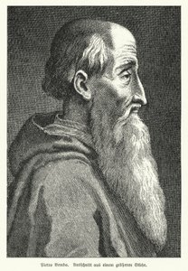 Pietro Bembo , italský učenec, básník, kardinál a člen Knights Hospitaller (litho) od German School