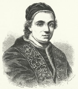 Papež Klement XIV (rytina) od German School