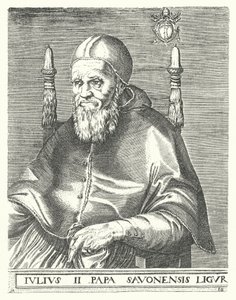Papež Julius II (rytina) od German School