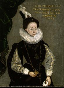 Portrét Anny Marie, vévodkyně Bavorska od German School