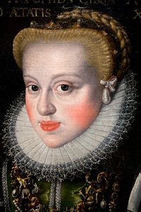 Portrét arcivévodkyně Anny Rakouské (1573-1598), 18 let od German School