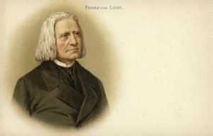 Portrét Franze Liszta od German School