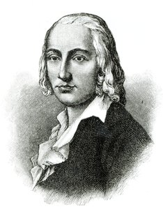 Portrét Friedricha Hoelderlina od German School