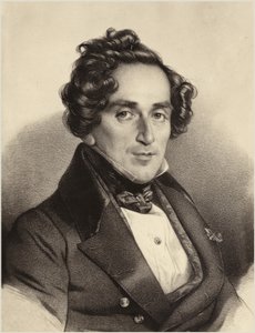 Portrét Giacoma Meyerbeera od German School