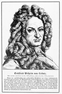 Portrét Gottfrieda Wilhelma Leibnize (1646-1716) od German School